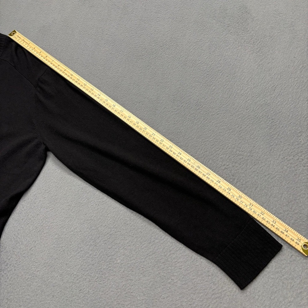 Smartwool Sweater Mens XL Black Merino Wool Blend V Neck Pullover Granola Hiking - Picture 8 of 11